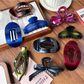 Beau - PC Bow Accent Geometric Ring Hair Claw Clip