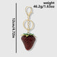Keypus - Gradient Strawberry Pendant Keychain