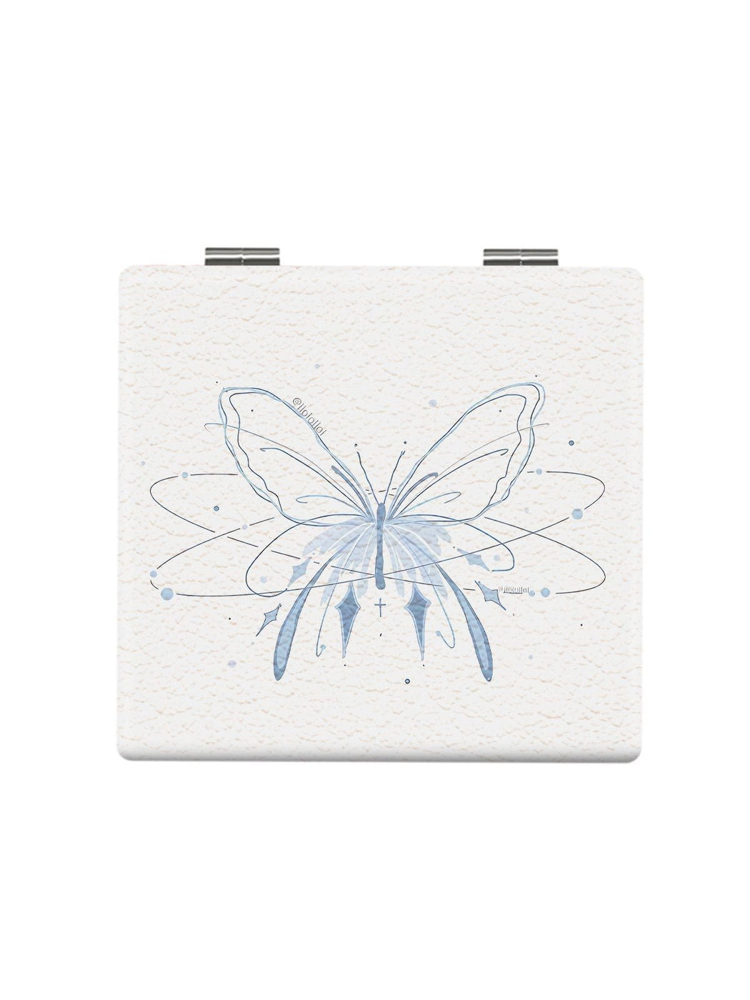 Mirroray - Decorative Butterfly Print Portable Mirror