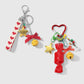 Keypus - Christmas Candy and Star Design Keychain