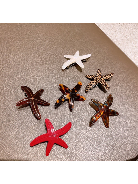 Beau - Cute Starfish Design Hair Clip