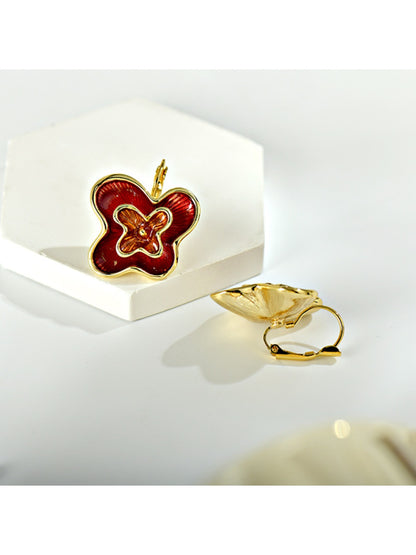 Earedge - Versatile Four-Leaf Earrings