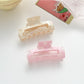 Beau - Cute Openwork Floral Print Claw Clip
