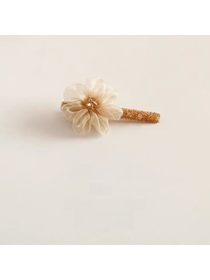 Beau - Yellow Flower One-Line Hair Clip