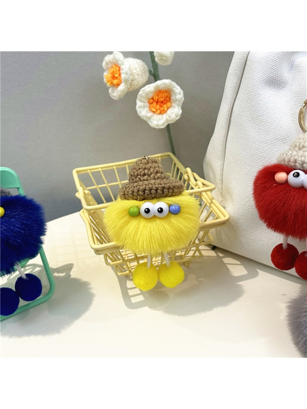 Keypus - Cute Quirky Soot Sprite Keychain