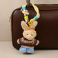 Keypus - Polyester Alloy Rabbit Bear Bag Charm Keychain