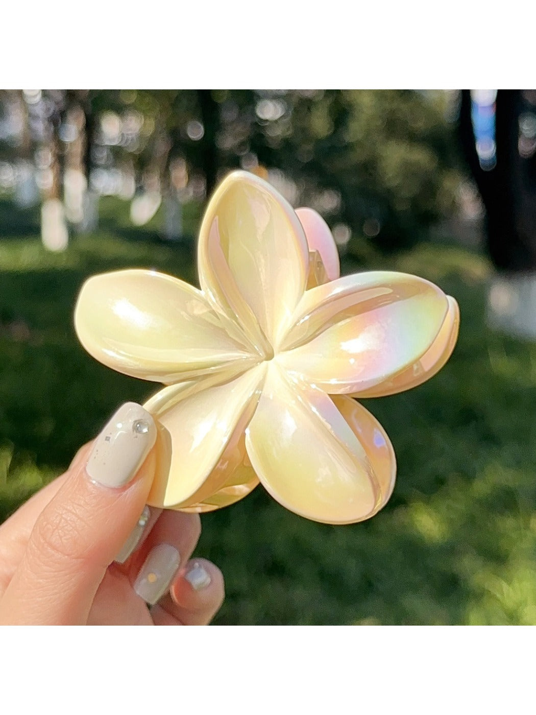Beau - Ombre Floral Claw Clip