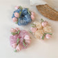 Gifty - Ruffled Flower Mesh Scrunchie