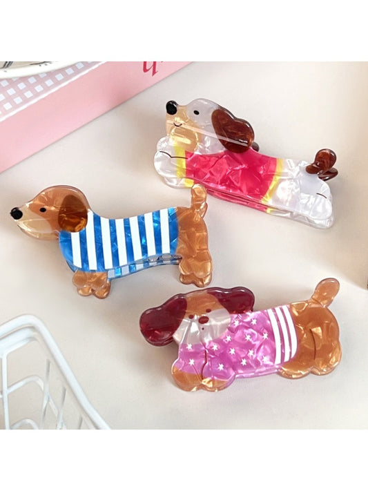 Beau - Adorable Cartoon Dog Hair Clips