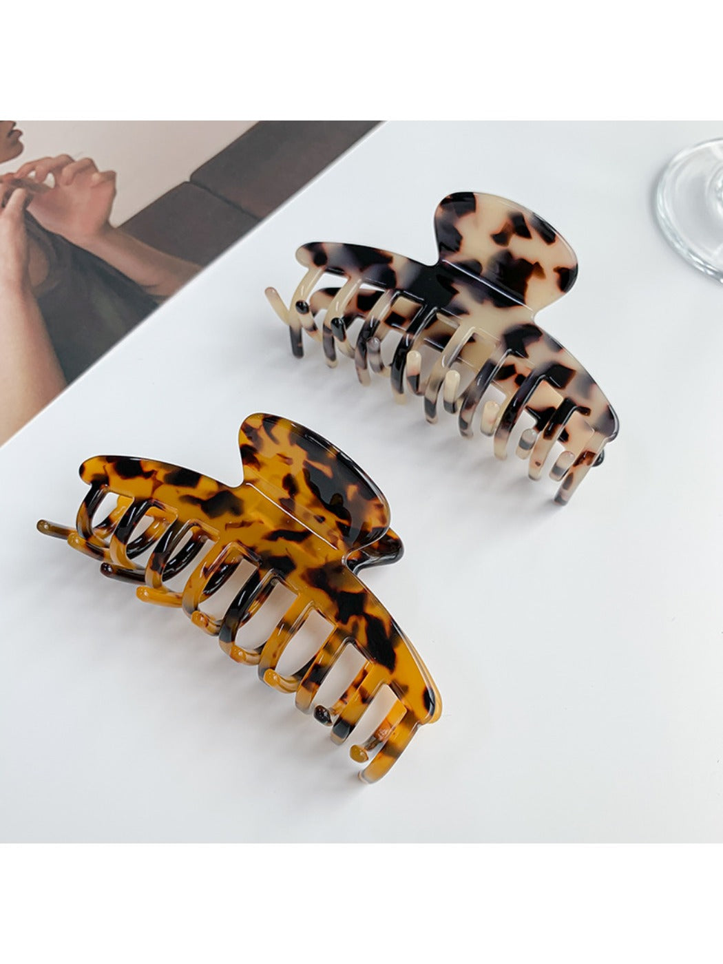 Beau - Vintage Inspired Ombré Claw Clip