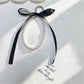 Keypus - Beaded Bow Bag Charm Pendant Keychain