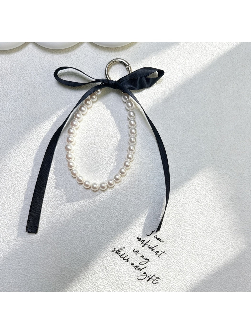 Keypus - Beaded Bow Bag Charm Pendant Keychain