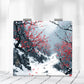 Mirroray - Floral Print Foldable PU Cover Makeup Mirror