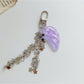 Keypus - Acrylic Angel Wing Star Chain Keychain