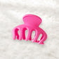 Beau - Matte Plastic Pumpkin Design Claw Clip