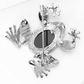 Brovia - Alloy Frog Inlay Fashion Accent Brooch Pin