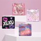 Mirroray - Butterfly Print PU Folding Makeup Mirror