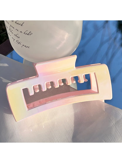 Beau - Gradient Plastic Square Shape Claw Clip