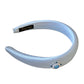 Gifty - Satin Finish Geometric Accent Polyester Headband
