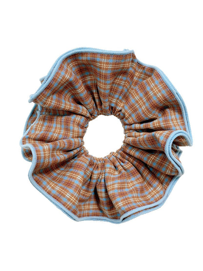 Gifty - Four-layer Plaid Pleated Hair Ring