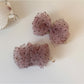 Beau - Sheer Mesh Bubble Bow Banana Clip