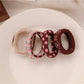 Gifty - Vintage Check Hair Tie (4 Pcs)