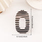 Beau - Oval Shaped Openwork Claw Clip