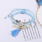 Lovra - Bohemian Tassel Multilayer Beaded Bracelet
