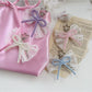 Keypus - Sweet Lace Heart Charm Bow Bag Accent Keychain
