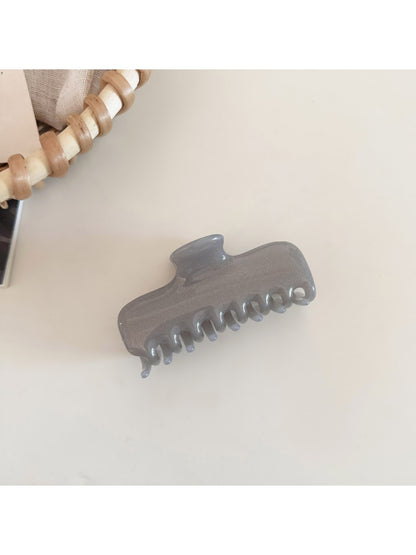 Beau - Glossy Square PC Alloy Hair Claw Clip