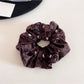 Gifty - Simple Velvet Polka Dot Scrunchie
