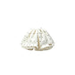 Beau - Ruched Polka Dot Fabric Look Women's Claw Clip