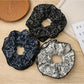 Gifty - Elegant Hair Scrunchie with Vintage Print