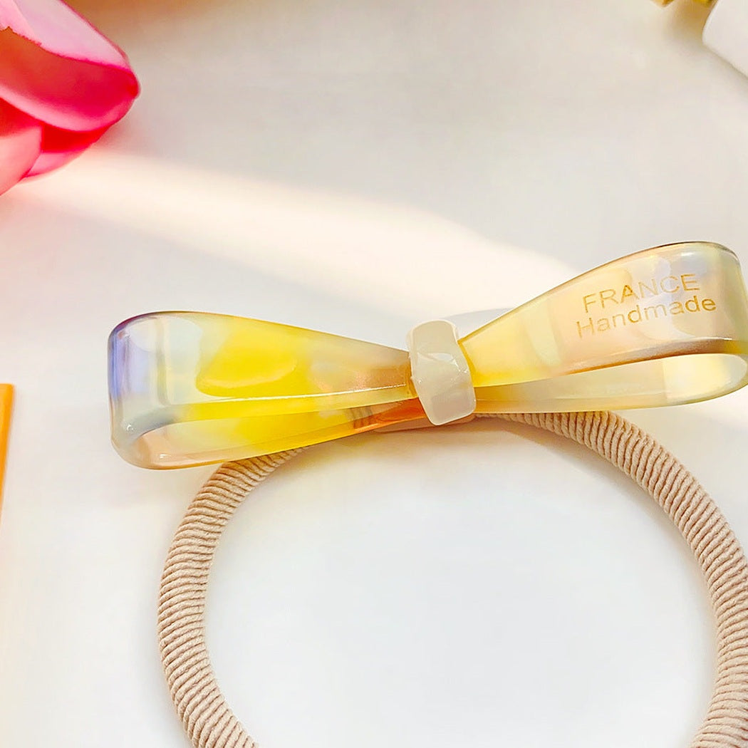 Marbled Bow Hair Tie Collection variant image