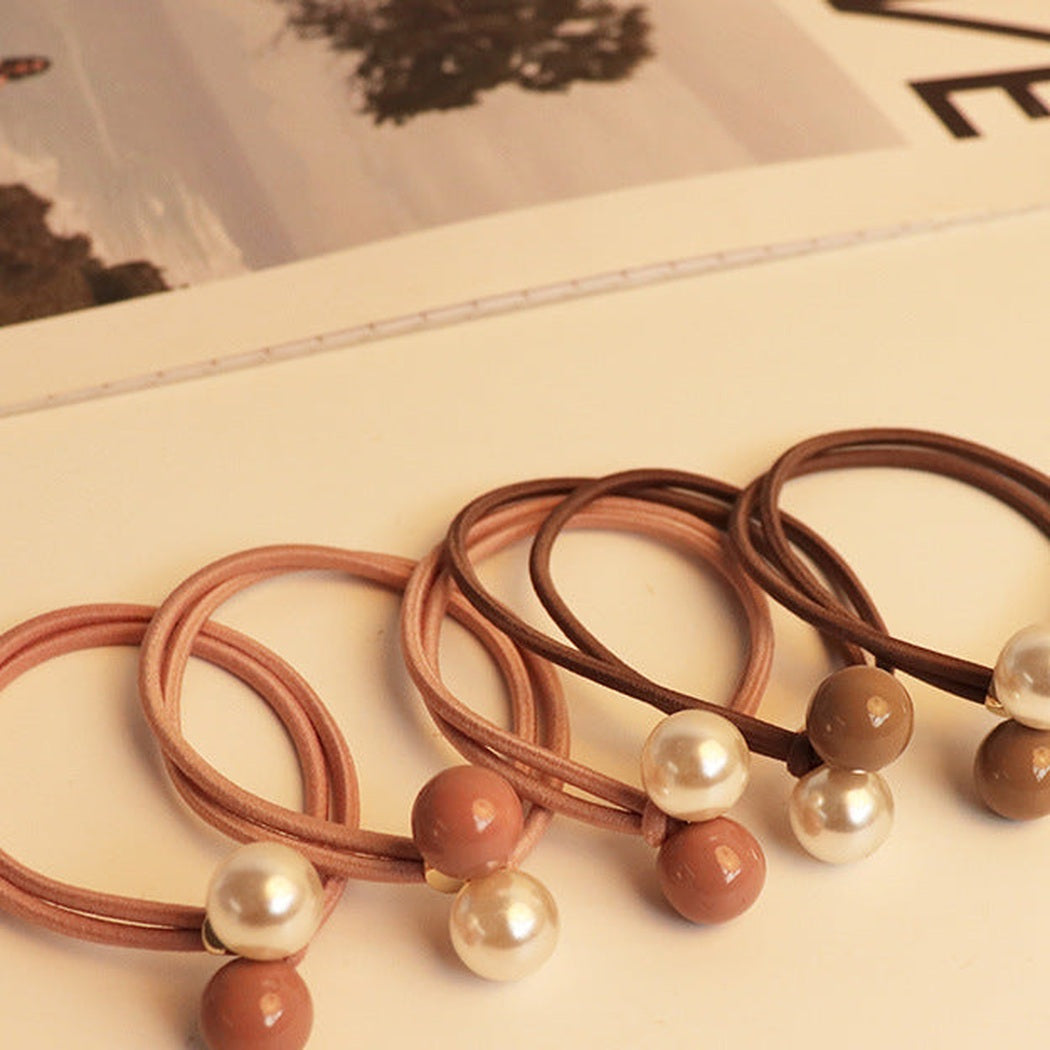 5-Piece Elastic Hair Tie Set variant image