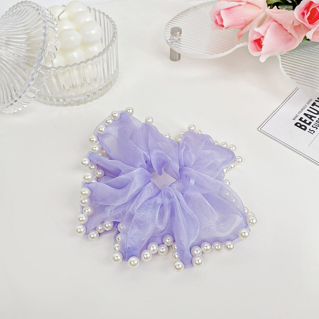 Pearl Mesh Scrunchie Collection variant image