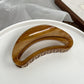 Beau - Woodgrain Openwork Geometric Hair Claw - view 6