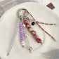 Keypus - Decorative Beaded Bag Pendant Ring Keychain