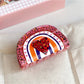 Beau - Valentine's Day Pink Heart  Hair Clips