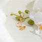 Earedge - Bee Motif Drop Earrings
