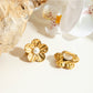 Earedge - Everyday Minimalist Floral Studs