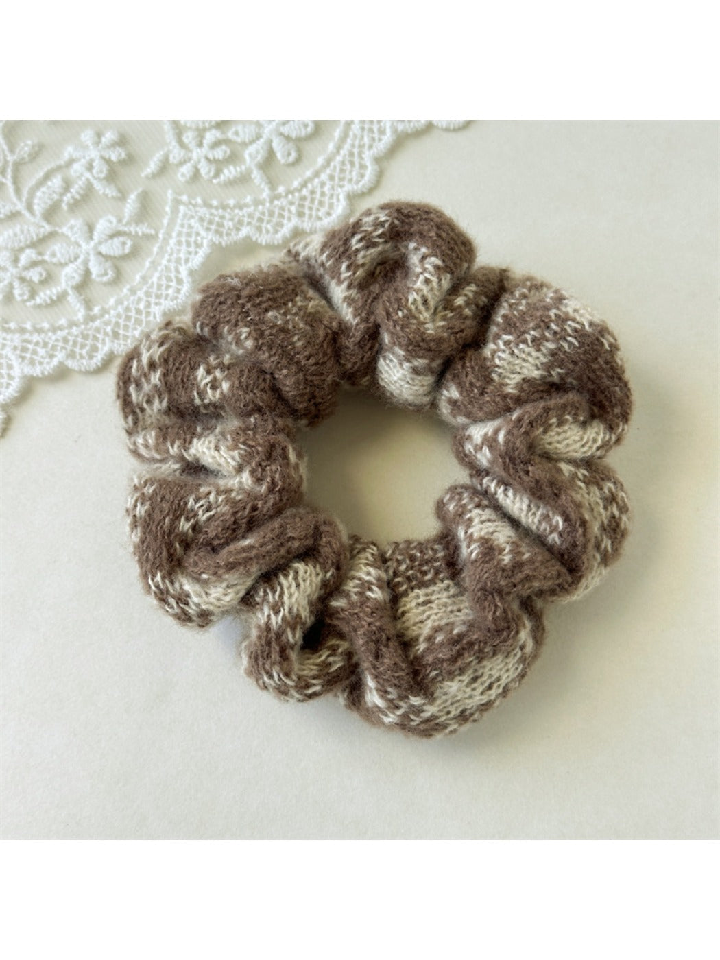 Gifty - Knitted Scrunchie Hair Tie Elastic