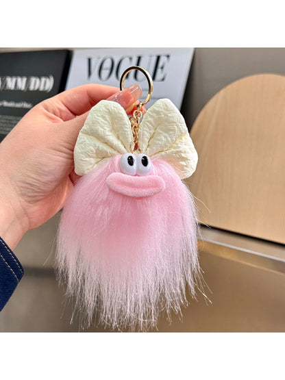Keypus - Long Hair Monster Keychain