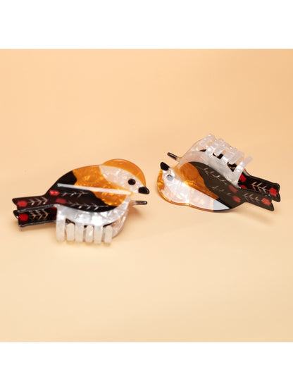 Beau - Cute Brown Bird Hair Clip
