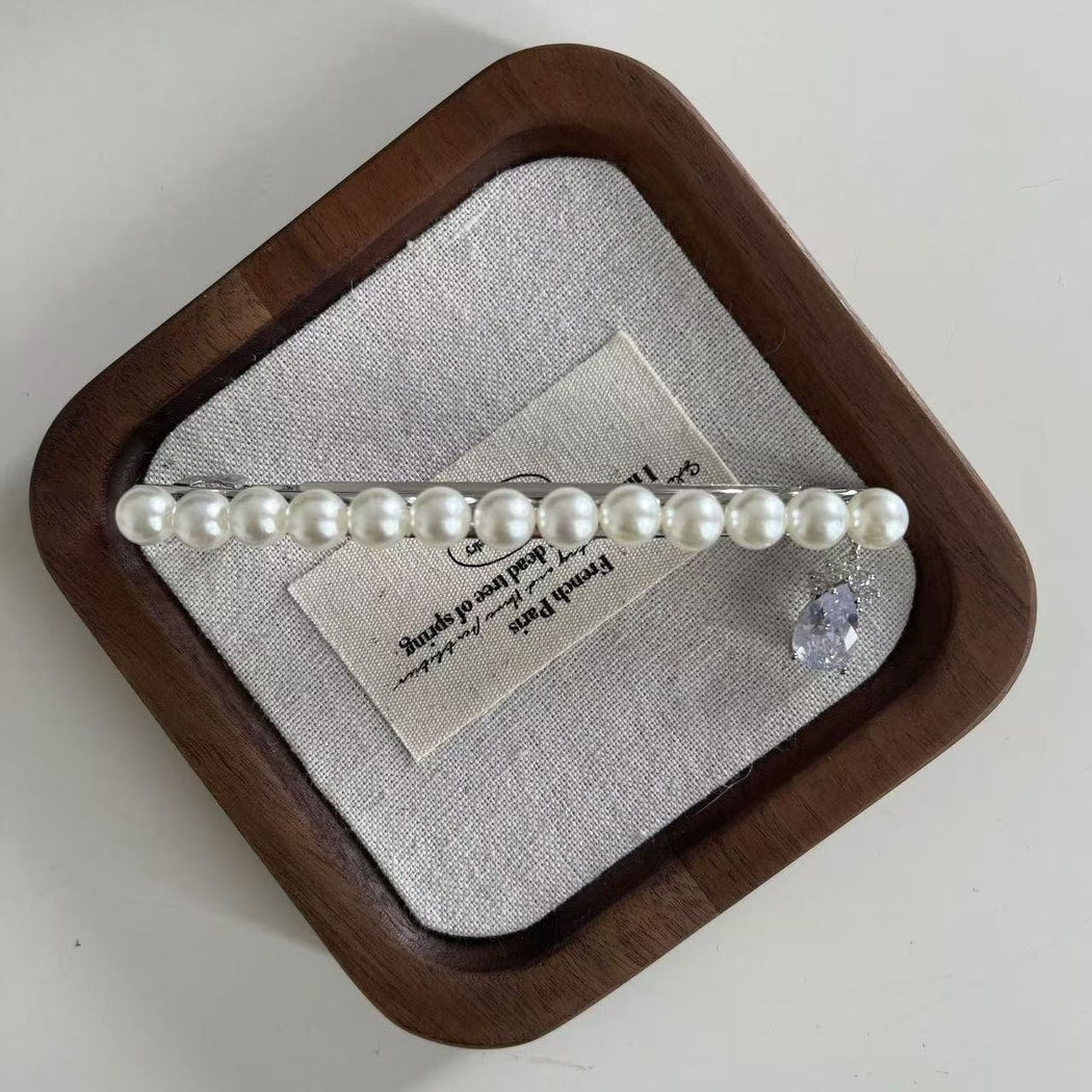 Beau - Elegant Dangle Beads Hair Clip