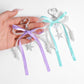 Keypus - Bow Ribbon Star Pendant Keychain