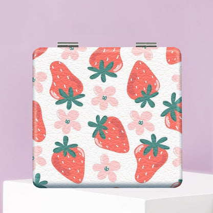 Mirroray - Compact Fruit Print Touch Up Makeup Mirror