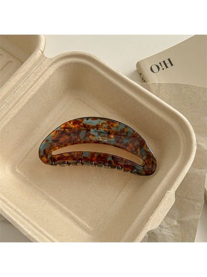 Beau - Iridescent Oval Claw Clip
