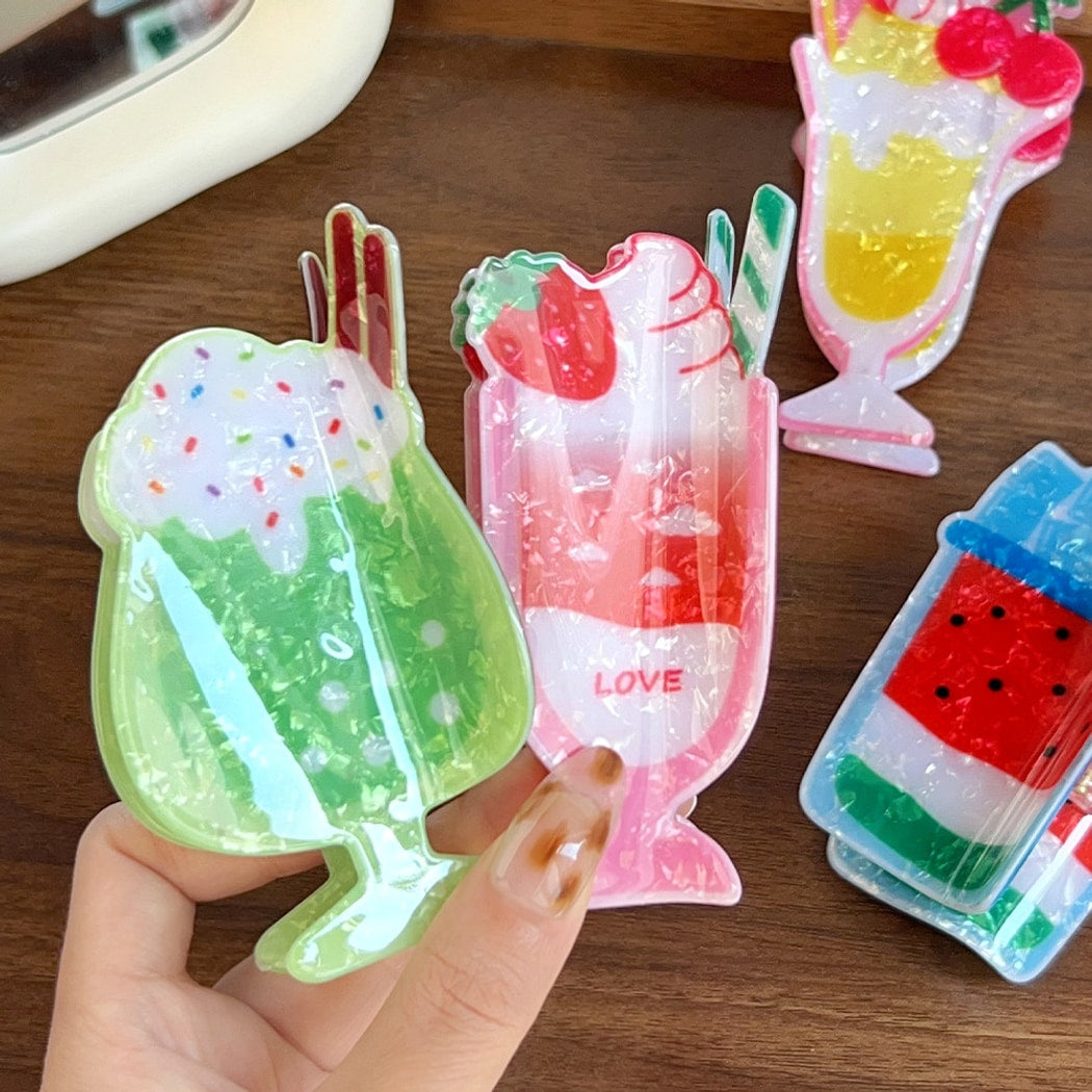 Beau - Sweet Style Fruit Cup Design Claw Clip