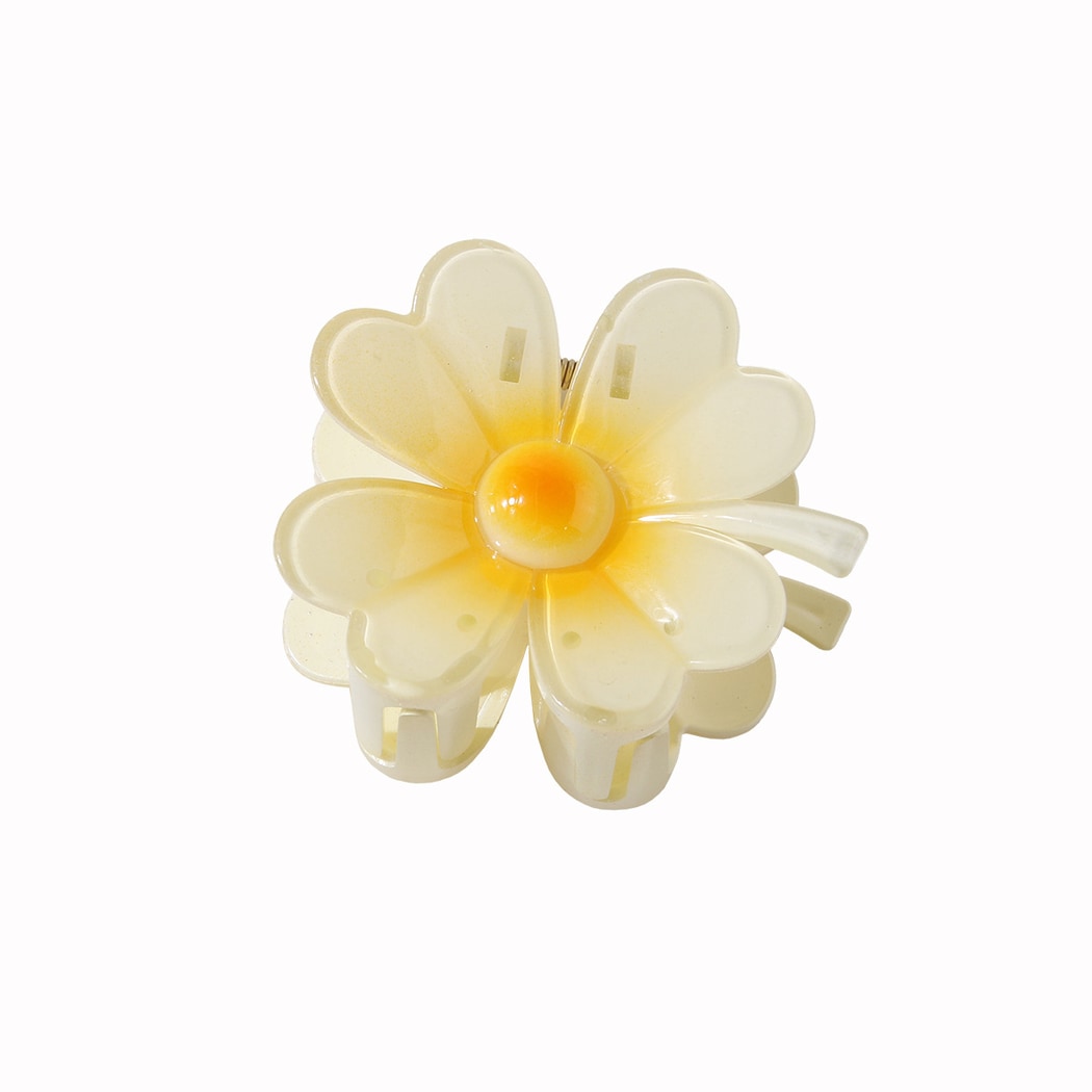 Beau - Layered Flower Petal Decorative Claw Clip